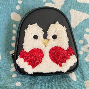 B&BW Winter Christmas Penguin Make Up Bag